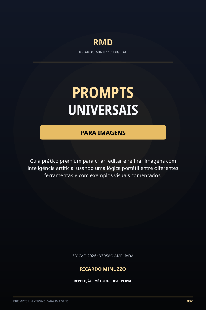 Capa Prompts Universais para Imagens